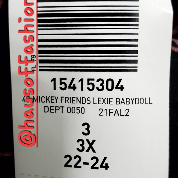 TORRID DISNEY Mickey & Friends Chiffon Lexi Babydoll Top! - Picture 6 of 7